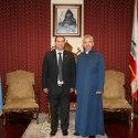 Prelate Welcomes Community Activist Sam Kbushyan