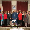 Prelate Welcomes Armenian Bone Marrow Donor Registry Board Members