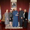 Hamazkayin Ani Dance Company Members Visit the Prelacy