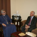 Prelate Welcomes Honorary Consul of Armenia Adroushan Armenian