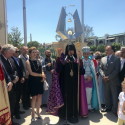 Prelate Presides over Divine Liturgy and Blessing of Genocide Centennial Monument at Holy Martyrs Church in Encino