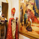 Առաջնորդ Սրբազանը Պատարագեց Ֆրեզնոյի Ս. Երրորդութիւն Մայր Եկեղեցւոյ Մէջ եւ Կատարեց Սրբապատկերի Օծում – Հոգեհանգիստ Մեծանուն Բարերար Գըրք Գրգորեանի Յիշատակին