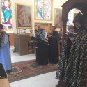 Prelate Presides over Last Sunrise Service of Lent and Luncheon at Holy Martyrs Church in Encino