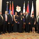 Prelate Delivers Invocation at Navasartian Victory Ball