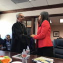 Prelate Attends Meeting with Congresswoman Tulsi Gabbard