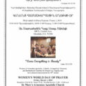 Women’s World Day of Prayer