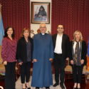 Prelate Welcomes Historian Mher Hovhannisyan